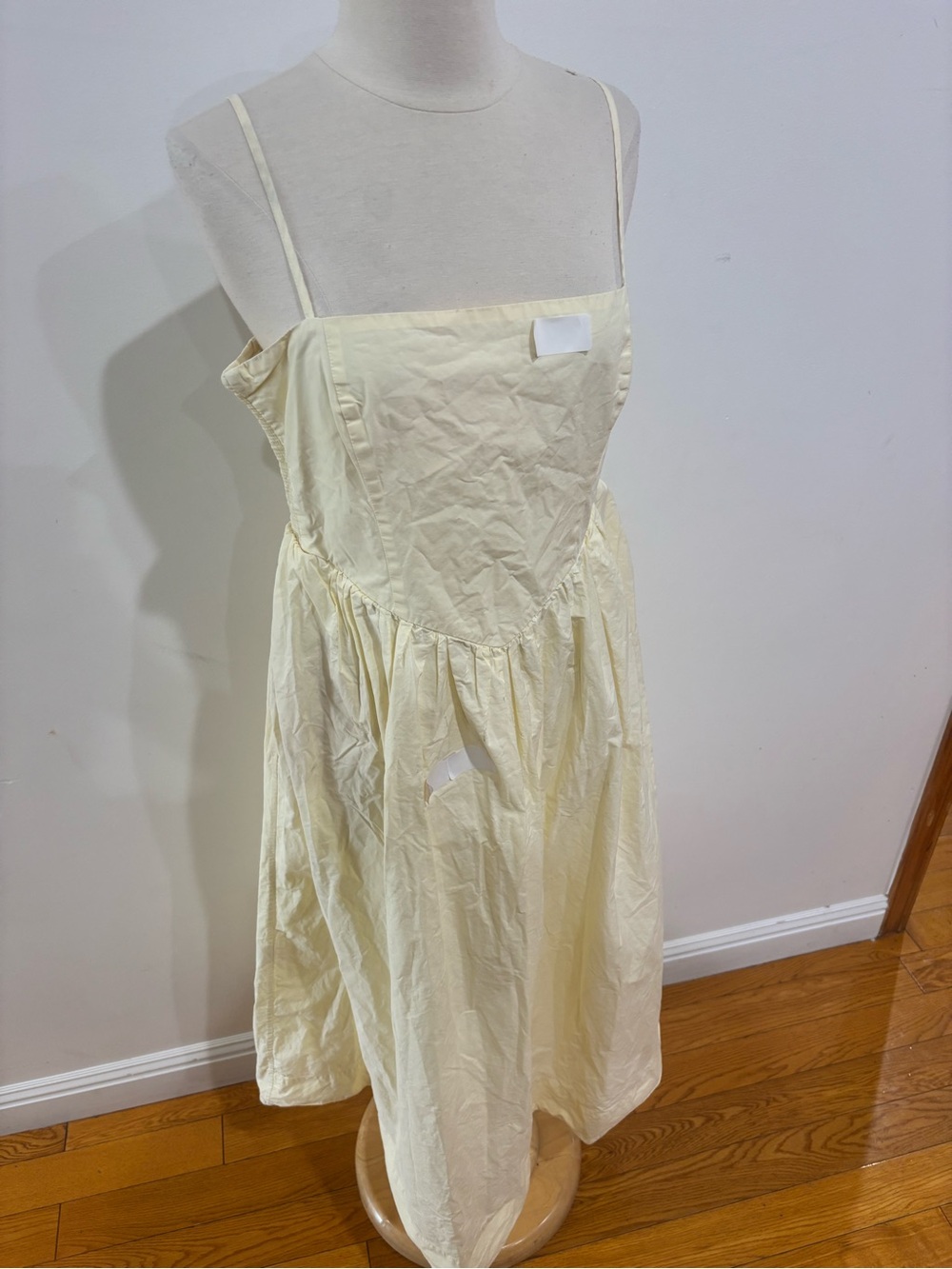 Ronny Kobo x RTR Yellow Corset Midi Dress, Size: 12 - Picture 7 of 15